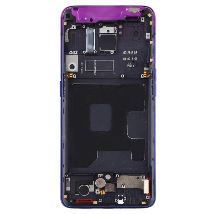 For Oppo Reno / Reno 5G Grade C OLED Screen and Digitizer Assembly + Frame Repair Part (without Logo) - Purple