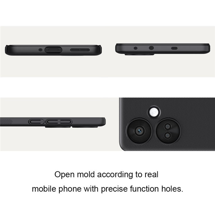 NILLKIN Frosted Shield for OnePlus Nord CE3 5G / Oppo K11 5G Hard PC Phone Case Dustproof Matte Back Cover - White