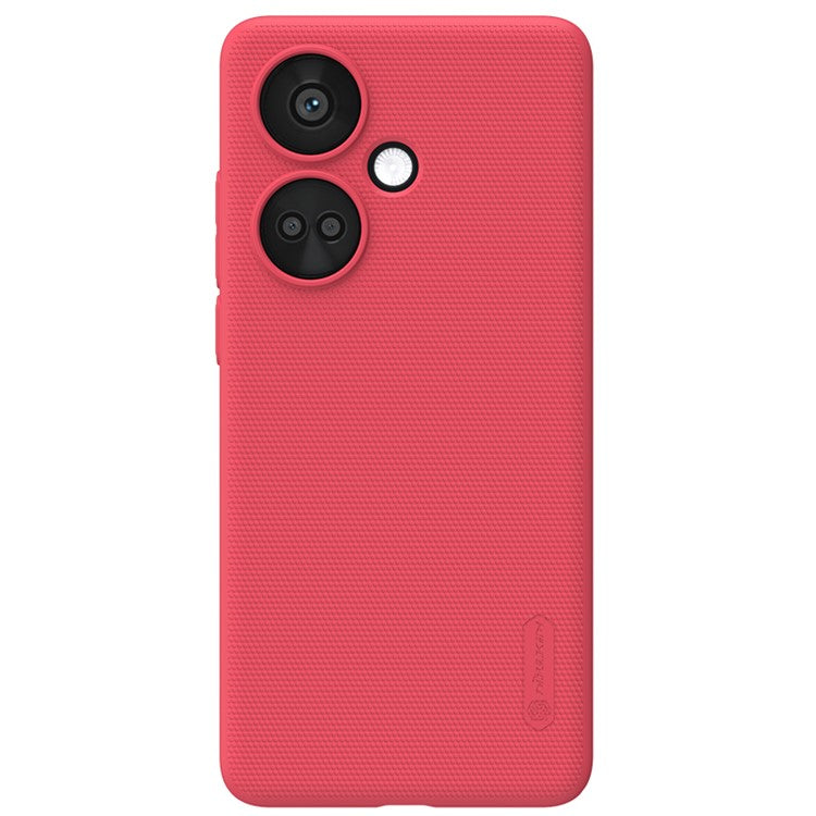NILLKIN Frosted Shield for OnePlus Nord CE3 5G / Oppo K11 5G Hard PC Phone Case Dustproof Matte Back Cover - Red