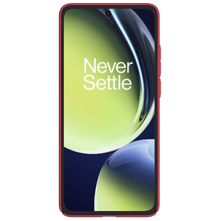 NILLKIN Frosted Shield for OnePlus Nord CE3 5G / Oppo K11 5G Hard PC Phone Case Dustproof Matte Back Cover - Red