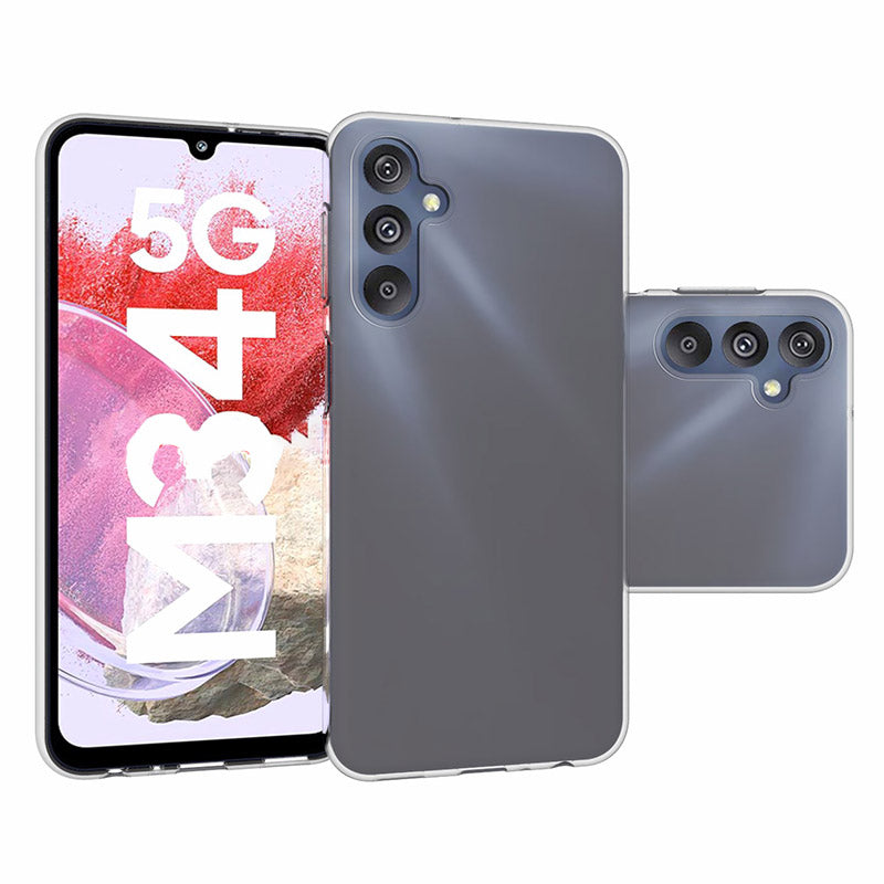 10Pcs / Pack For Samsung Galaxy M34 5G / F34 5G Inner Watermark-Free TPU Clear Cover Smartphone Case