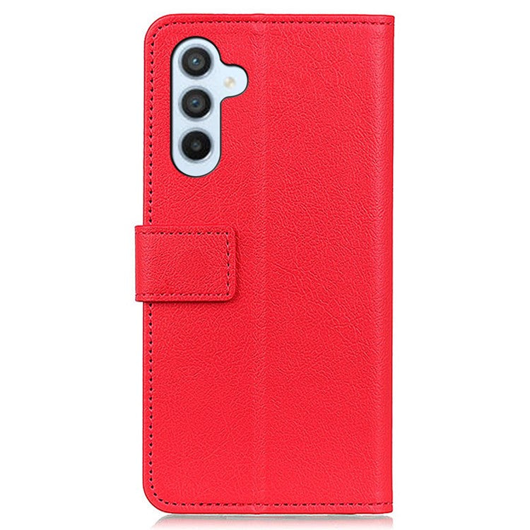 For Samsung Galaxy A05s 4G Case Smartphone Cover Leather Wallet Stand Shell - Red
