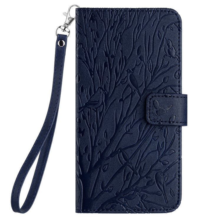 For Samsung Galaxy S23 FE Case Protective Leather Phone Cover with Stand Wallet - Blue