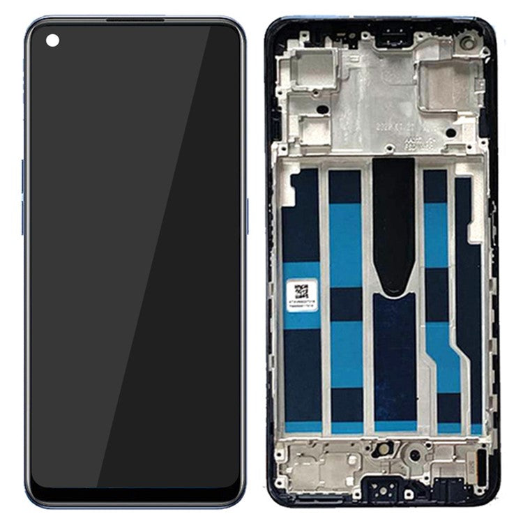 For Oppo Reno7 5G (Global) / Find X5 Lite Grade C LCD Screen and Digitizer Assembly + Frame Part (TFT Technology) (without Logo)