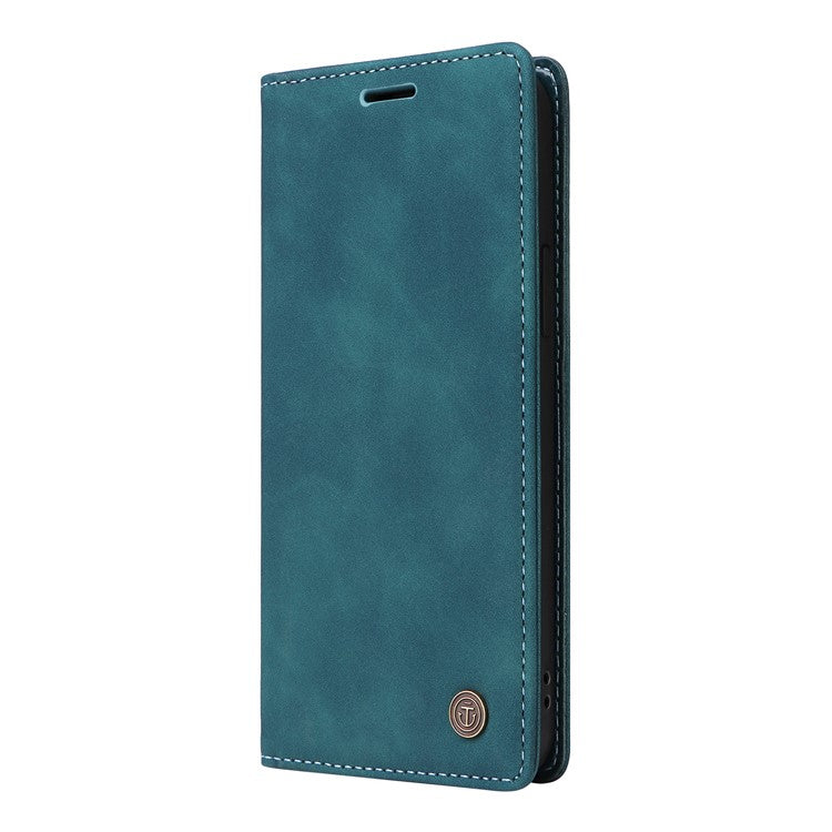 006 Series For Samsung Galaxy S23 Ultra Leather Case Phone Wallet Cover with Sucker Closure - Green