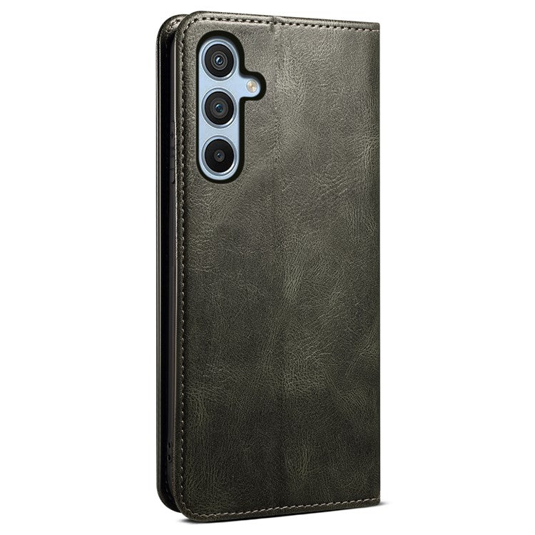 For Samsung Galaxy A05s 4G Case Mobile Phone Cover Stand Wallet TPU + PU Leather Shell - Green