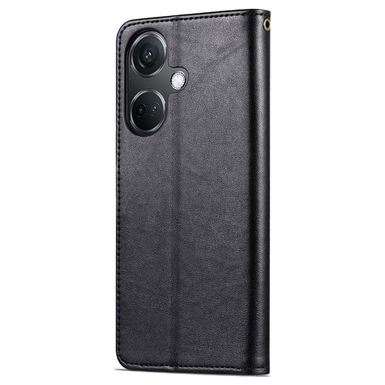 AZNS For OnePlus Nord CE3 5G / Oppo K11 5G Case Leather Wallet Protective Phone Cover - Black