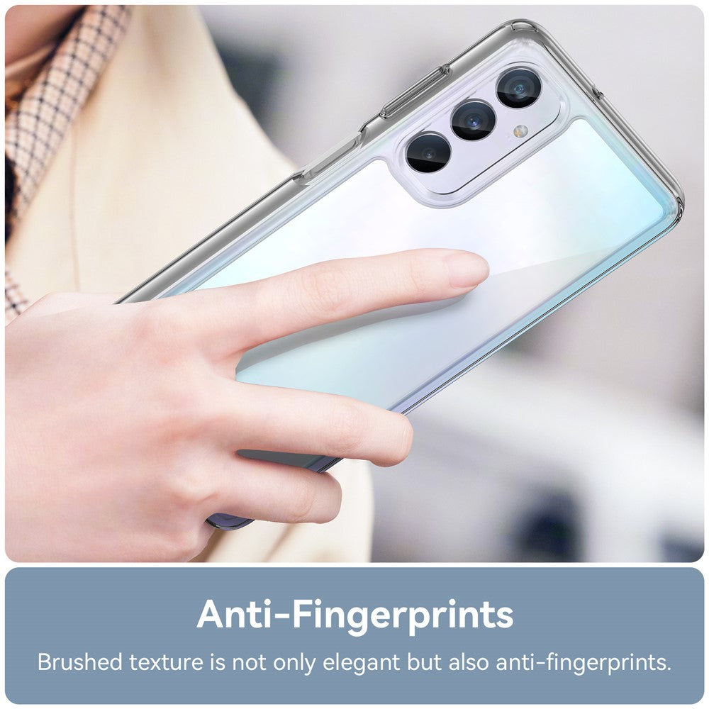 For Samsung Galaxy M54 5G / F54 5G Phone Case TPU+Acrylic Back Cover (Big Rear Lens Hole)