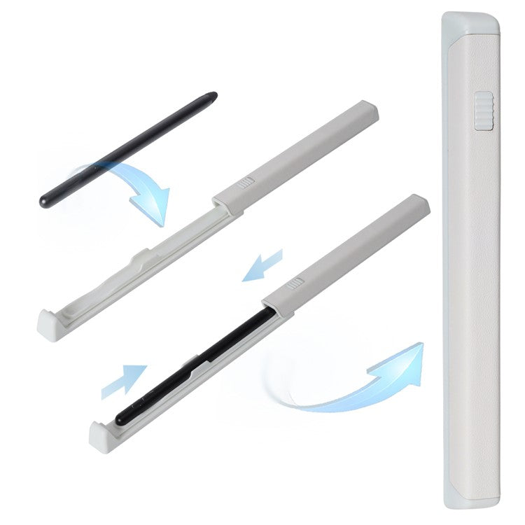 GKK For Samsung Galaxy Z Fold5 5G / Z Fold4 5G / Z Fold3 5G Capacitor Pen Case Magnetic Protective Cover (No Stylus) - White