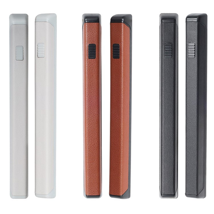 GKK For Samsung Galaxy Z Fold5 5G / Z Fold4 5G / Z Fold3 5G Capacitor Pen Case Magnetic Protective Cover (No Stylus) - Brown