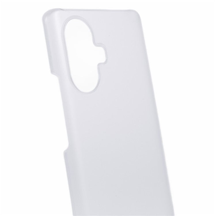 For Oppo K11x 5G / OnePlus Nord CE3 5G Case Rubberized PC Anti-scratch Phone Cover - Transparent