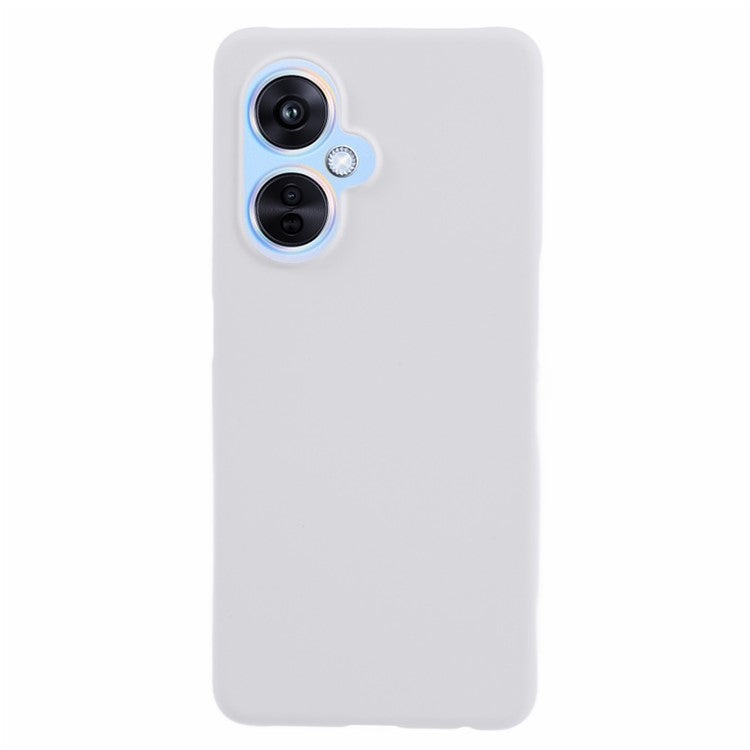 For Oppo K11x 5G / OnePlus Nord CE3 5G Case Rubberized PC Anti-scratch Phone Cover - White