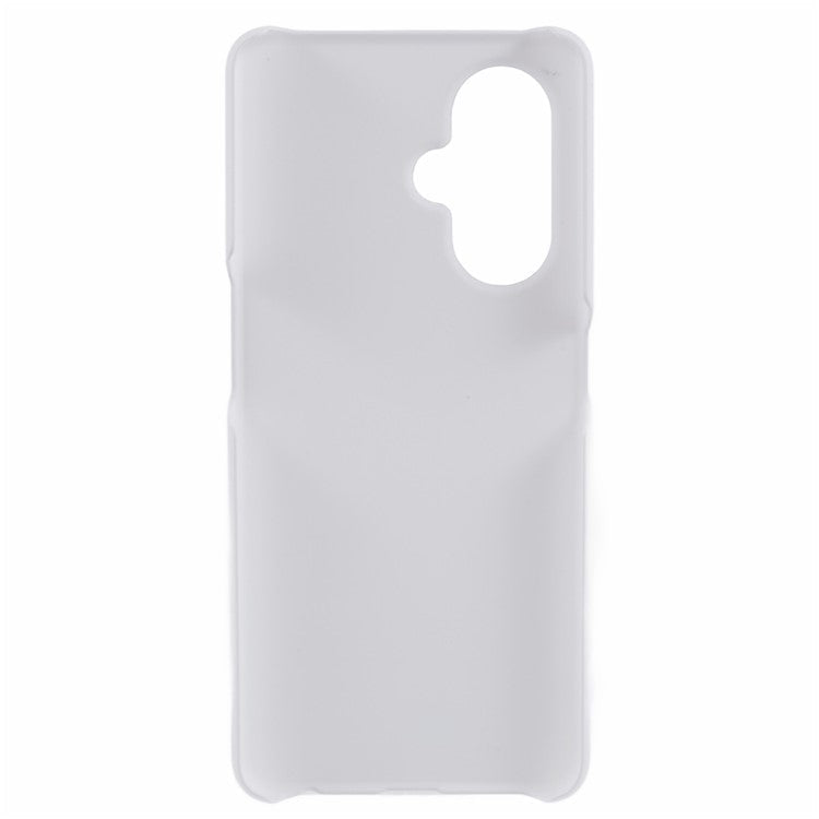 For Oppo K11x 5G / OnePlus Nord CE3 5G Case Rubberized PC Anti-scratch Phone Cover - White