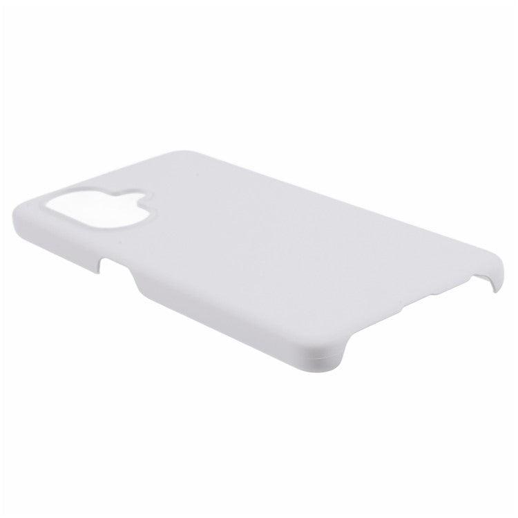 For Oppo K11x 5G / OnePlus Nord CE3 5G Case Rubberized PC Anti-scratch Phone Cover - White