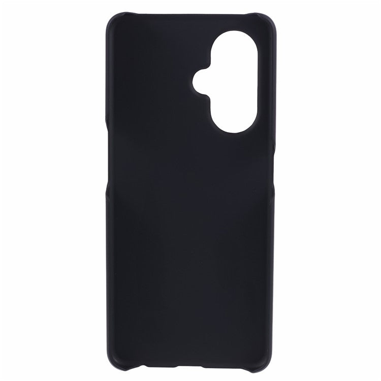 For Oppo K11x 5G / OnePlus Nord CE3 5G Case Rubberized PC Anti-scratch Phone Cover - Black