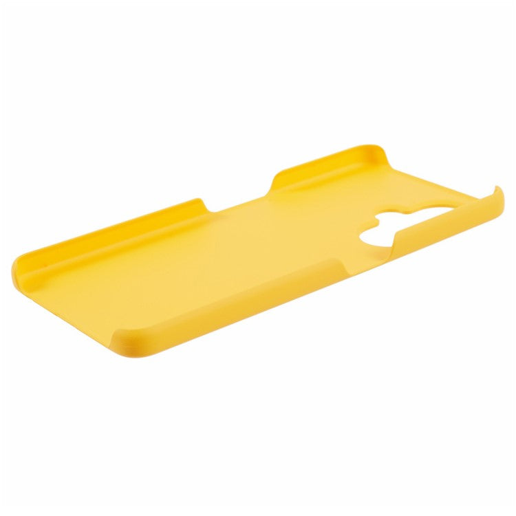For Oppo K11x 5G / OnePlus Nord CE3 5G Case Rubberized PC Anti-scratch Phone Cover - Yellow