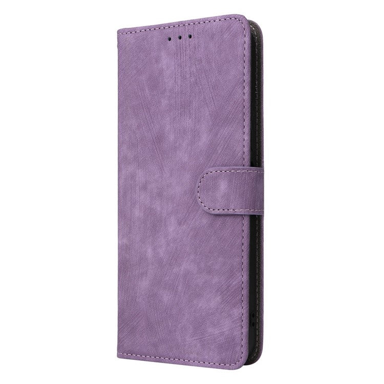 For Sony Xperia 10 II Case Mobile Phone Cover PU Leather RFID Blocking Shell with Strap - Purple