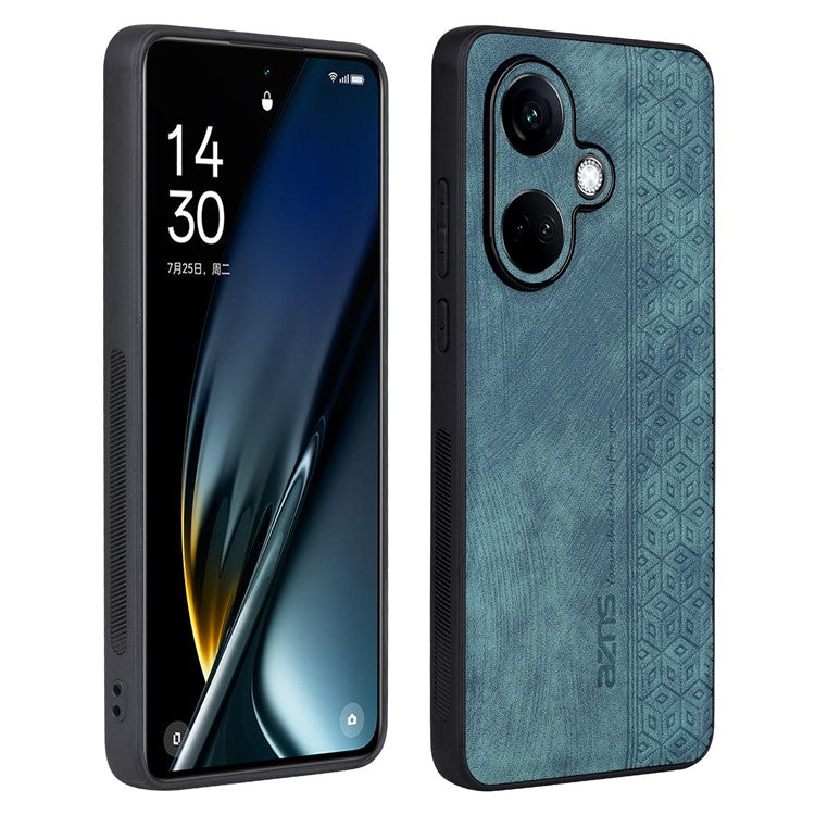 AZNS For Oppo K11 5G / OnePlus Nord CE3 5G Case Imprinted PU Leather+TPU Phone Cover - Green