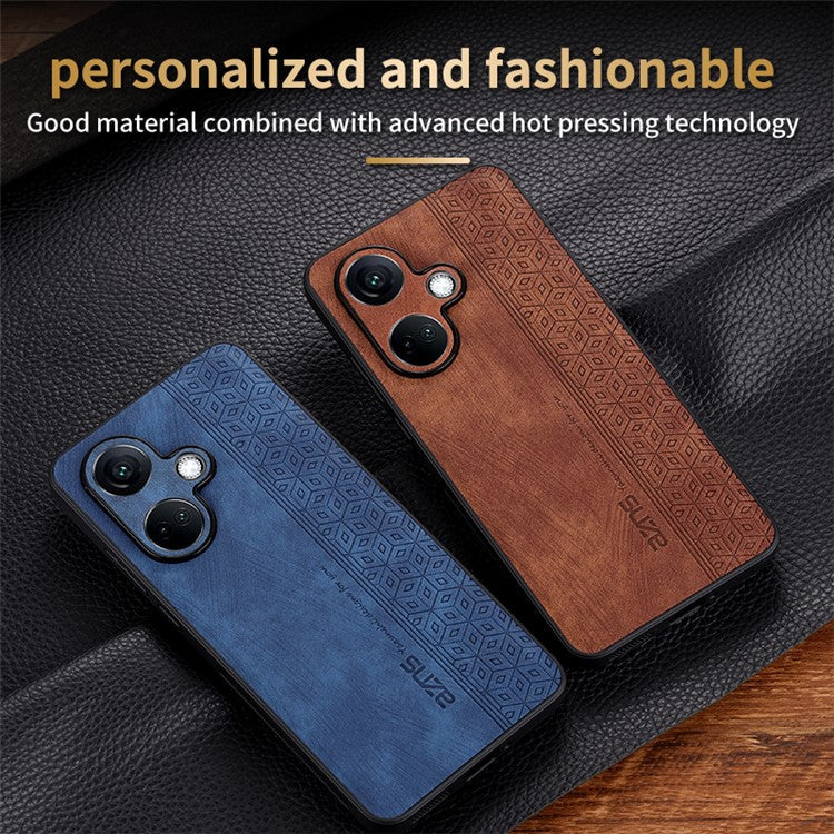 AZNS For Oppo K11 5G / OnePlus Nord CE3 5G Case Imprinted PU Leather+TPU Phone Cover - Green