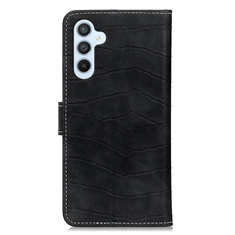 For Samsung Galaxy S24 Leather Case Phone Cover with Wallet Stand - Black