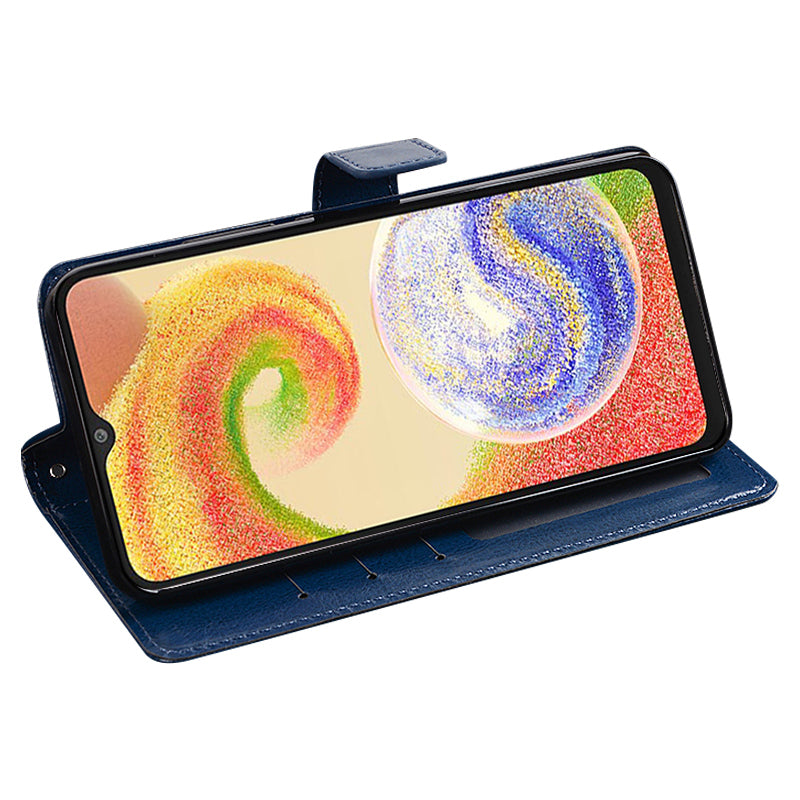 IDEWEI For Samsung Galaxy M34 5G / F34 5G Case Wallet Stand Leather Cover - Red