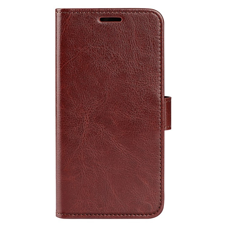 For Samsung Galaxy A05 4G Case Shockproof PU Leather Phone Cover - Brown