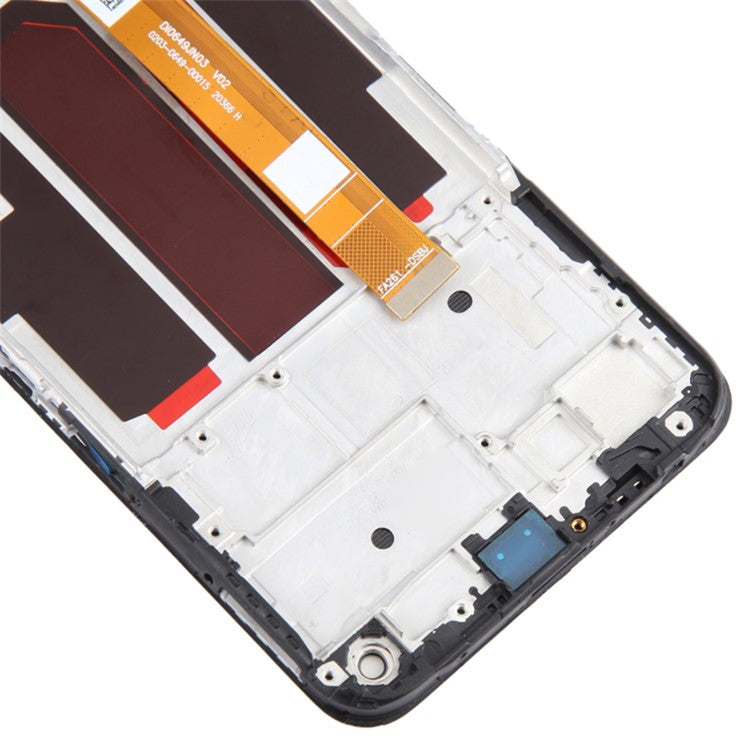 For Oppo A93 5G Grade B LCD Screen and Digitizer Assembly + Frame Replacement Part (without Logo)