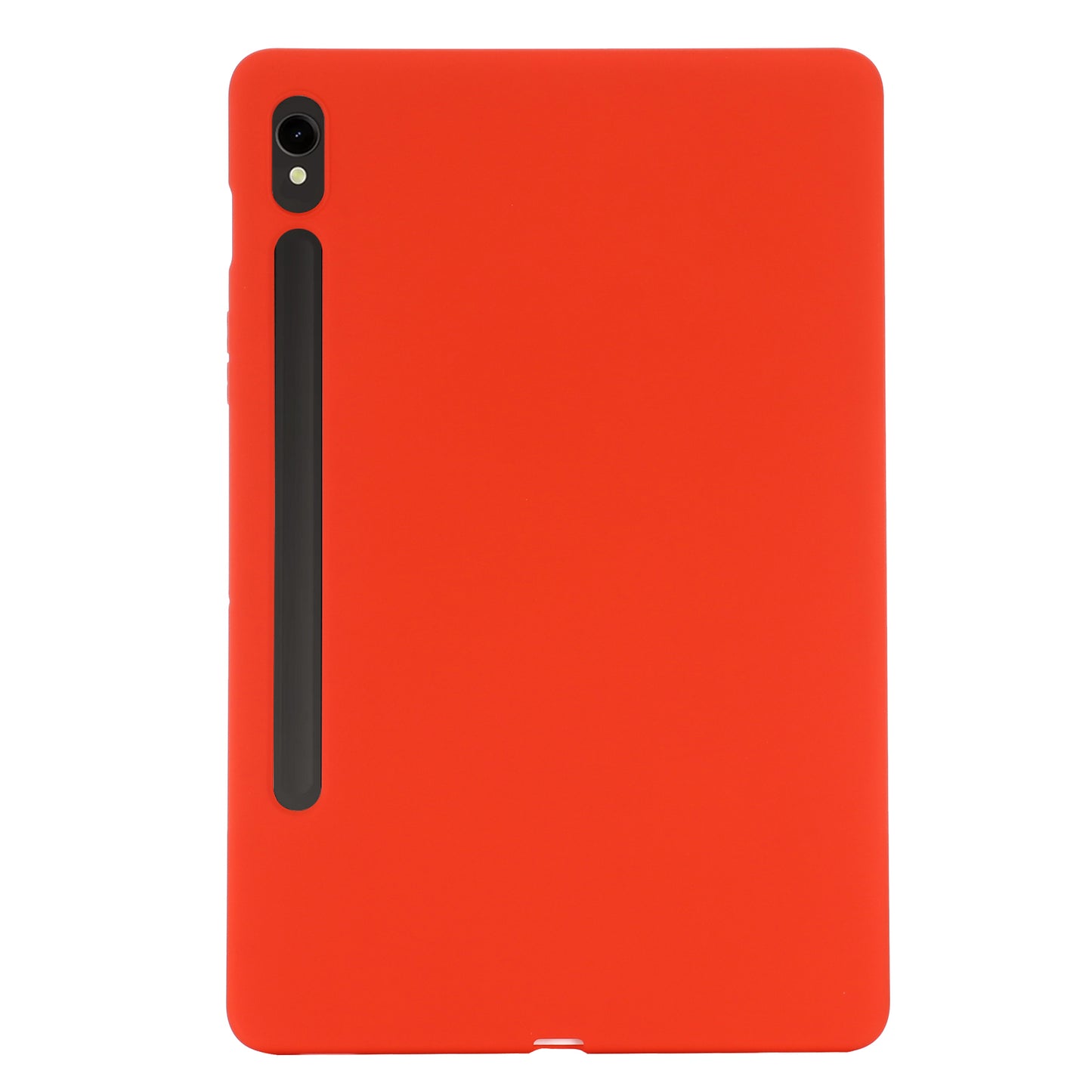 For Samsung Galaxy Tab S9 FE Case Microfiber Lining Liquid Silicone Cover - Red