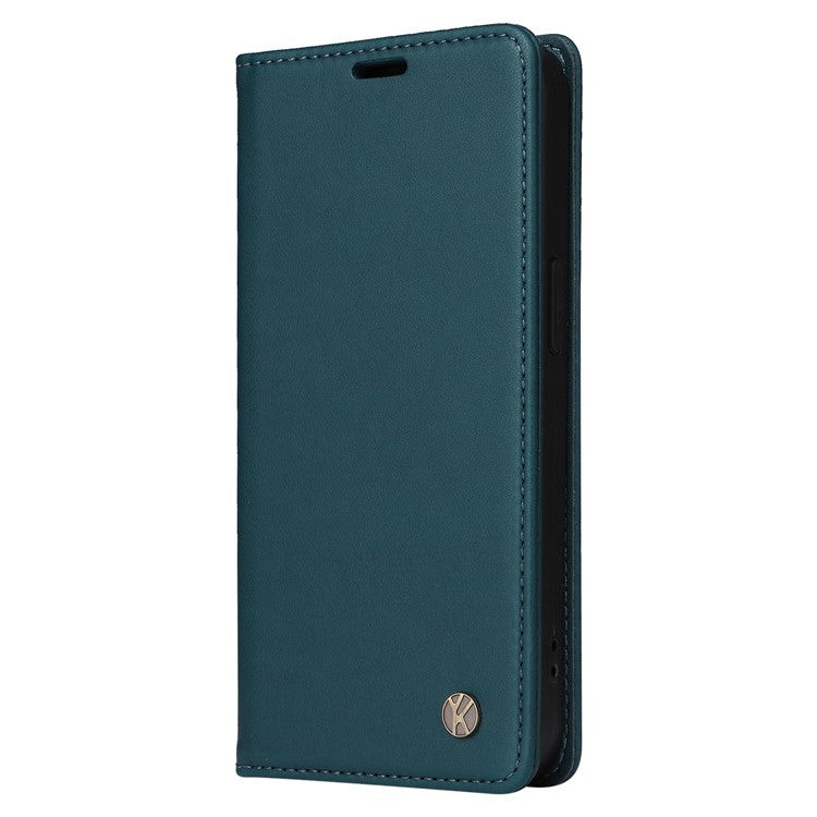 YIKATU YK-001 For Oppo A38 4G Case Full Protection PU Leather Wallet Phone Cover - Green