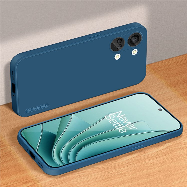 PINWUYO JK Touching Series for OnePlus Ace 2V / Nord 3 5G Case TPU Phone Protective Cover - Navy Blue