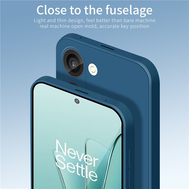 PINWUYO JK Touching Series for OnePlus Ace 2V / Nord 3 5G Case TPU Phone Protective Cover - Navy Blue