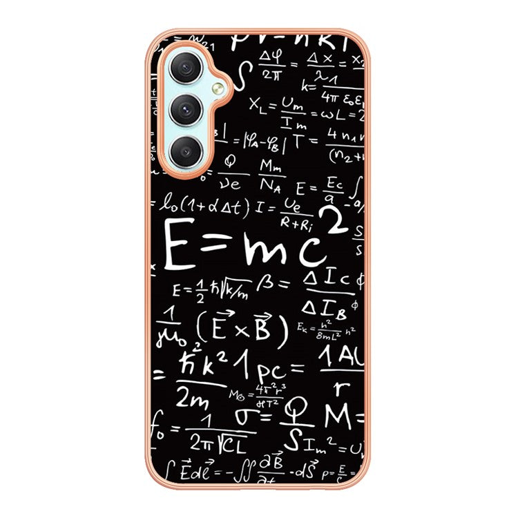 YB IMD Series-19 Style-D For Samsung Galaxy A25 5G (Global) (161.0 x 76.5 x 8.3mm) Case Pattern 2.0mm TPU Phone Cover - Equation
