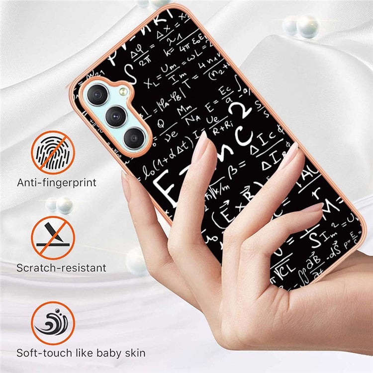 YB IMD Series-19 Style-D For Samsung Galaxy A25 5G (Global) (161.0 x 76.5 x 8.3mm) Case Pattern 2.0mm TPU Phone Cover - Equation