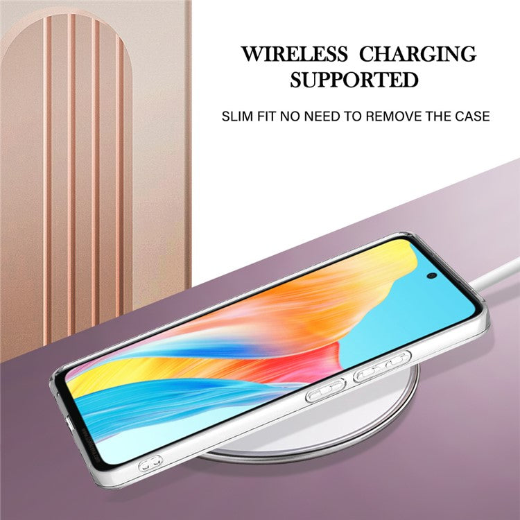 YB IMD Series-2 For Oppo A58 4G Case Electroplated Edge TPU Phone Cover - Green 004