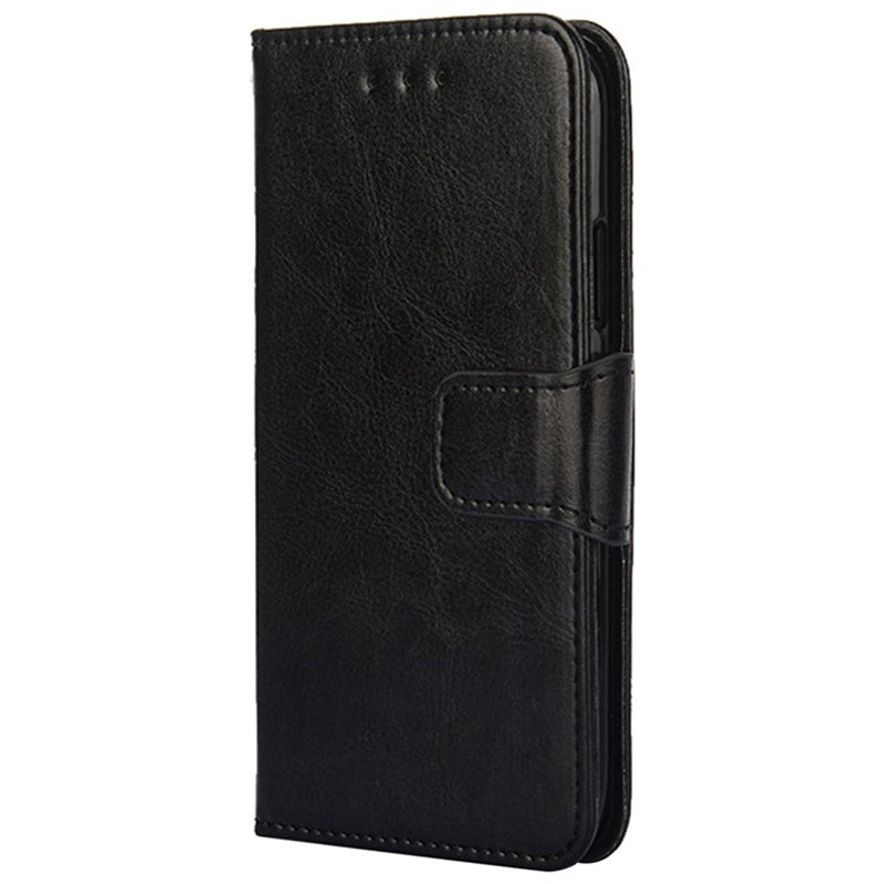 For Samsung Galaxy M34 5G / F34 5G Case Dustproof TPU+PU Leather Wallet Stand Cell Phone Protector - Black