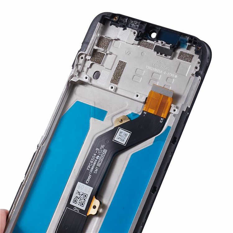 For Infinix Smart 5 X657, X657C / Hot 10 Lite X657B Grade C LCD Screen and Digitizer Assembly + Frame (Without Logo)