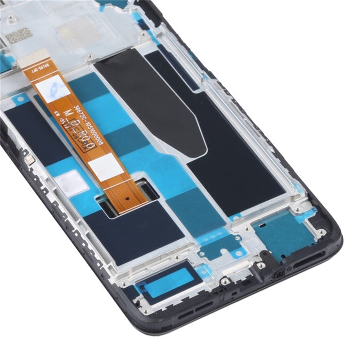 For Realme X50 5G Grade B LCD Screen and Digitizer Assembly + Frame Replacement Part (without Logo)