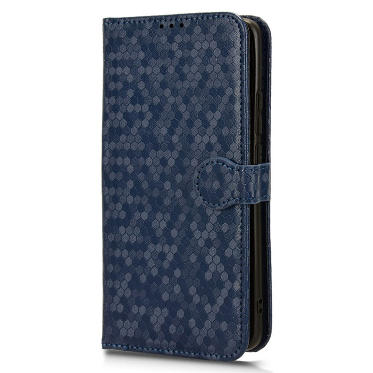 PU Leather Flip Cover for Oppo A2 Pro 5G Case Shockproof Wallet Cell Phone Case - Dark Blue
