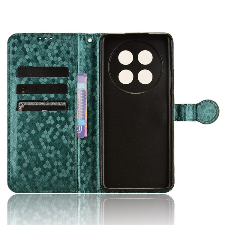 PU Leather Flip Cover for Oppo A2 Pro 5G Case Shockproof Wallet Cell Phone Case - Green