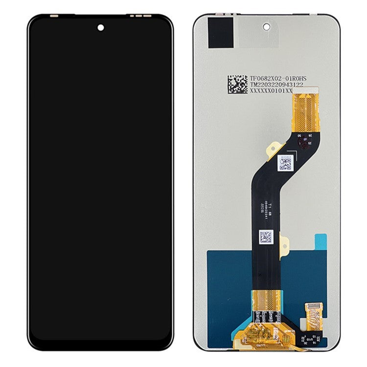 For Infinix Hot 20 Play 4G X6825 / Hot 20 4G X6826 OEM Grade S LCD Screen and Digitizer Assembly Replacement Part (Without Logo)