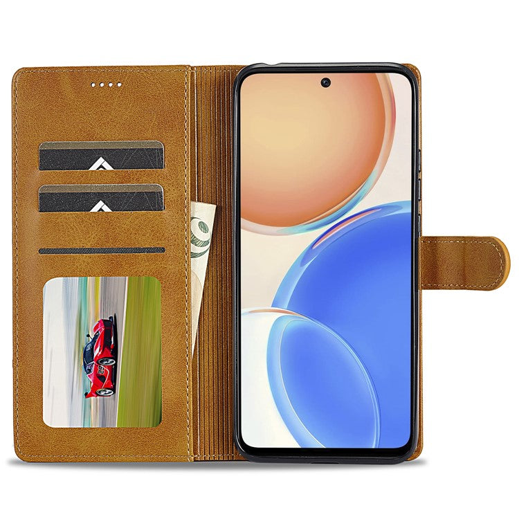 LC.IMEEKE For Honor X8 4G / X30i / Play6T Pro Case Wallet Phone Leather Cover - Yellow