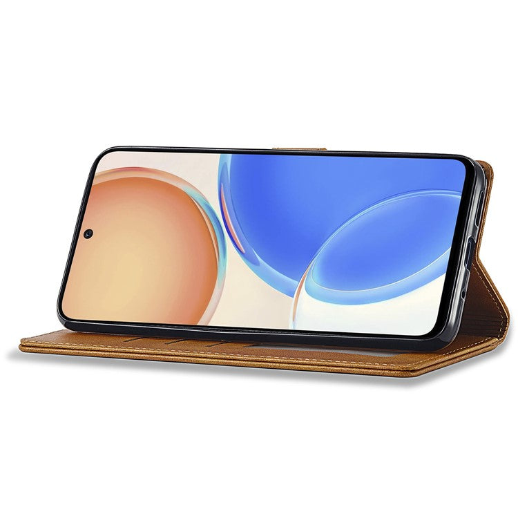 LC.IMEEKE For Honor X8 4G / X30i / Play6T Pro Case Wallet Phone Leather Cover - Yellow