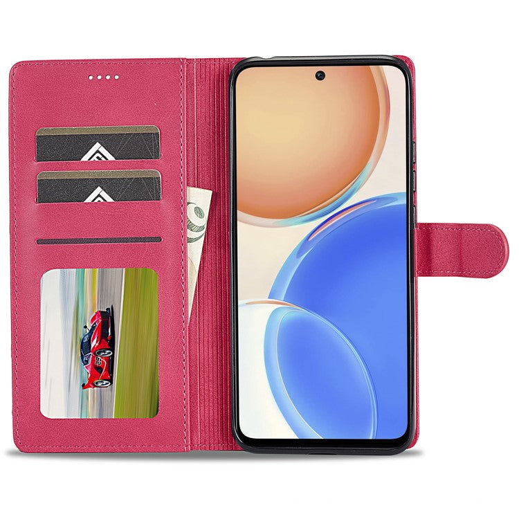 LC.IMEEKE For Honor X8 4G / X30i / Play6T Pro Case Wallet Phone Leather Cover - Rose