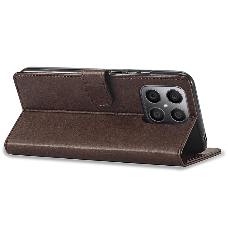 LC.IMEEKE For Honor X8 4G / X30i / Play6T Pro Case Wallet Phone Leather Cover - Brown