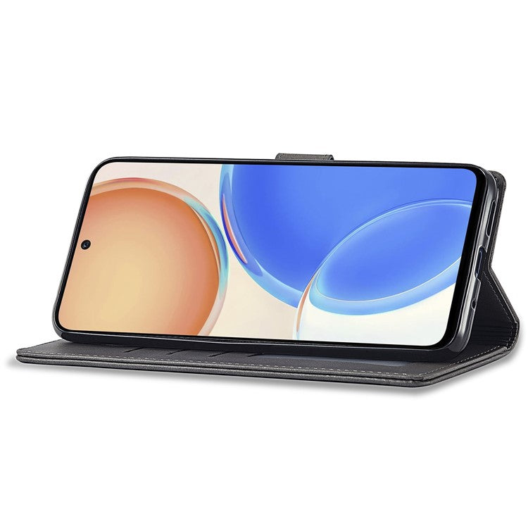 LC.IMEEKE For Honor X8 4G / X30i / Play6T Pro Case Wallet Phone Leather Cover - Grey