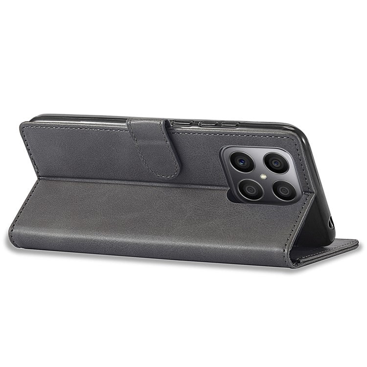 LC.IMEEKE For Honor X8 4G / X30i / Play6T Pro Case Wallet Phone Leather Cover - Grey