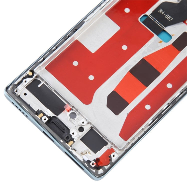 For Honor 70 5G FNE-AN00 FNE-NX9 OEM Grade S OLED Screen and Digitizer Assembly + Frame Repair Part (without Logo) - Green