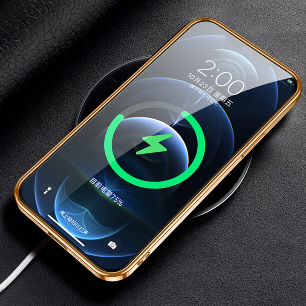 For Xiaomi Redmi Note 13 Pro+ 5G Case Crocodile Texture Electroplating Phone Cover - White