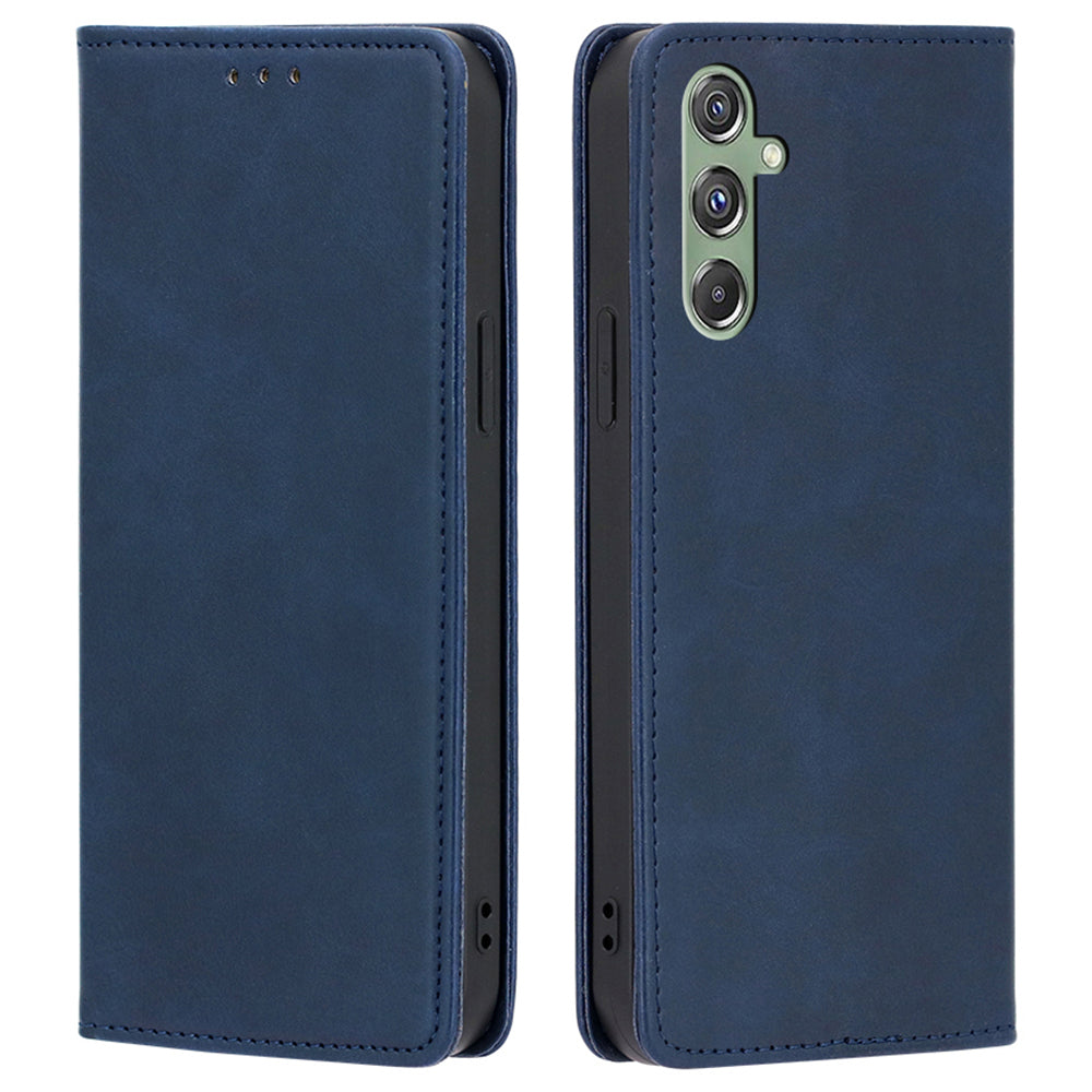 For Samsung Galaxy M34 5G / F34 5G Case Wallet Leather Stand Phone Cover - Sapphire