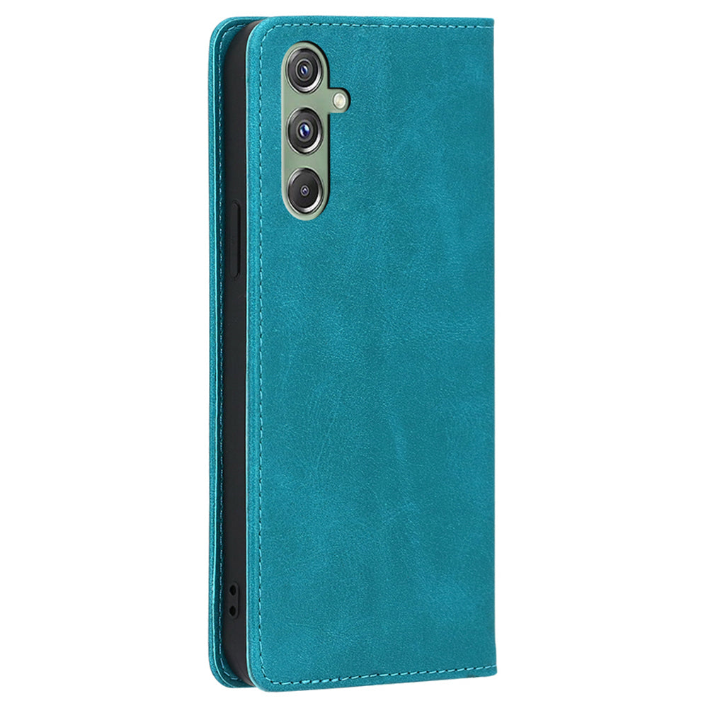 For Samsung Galaxy M34 5G / F34 5G Case Wallet Leather Stand Phone Cover - Baby Blue